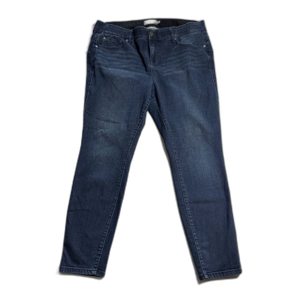 Torrid Bombshell Skinny Jeans 18S 18 Short Dark Wash Premium Stretch Plus Size